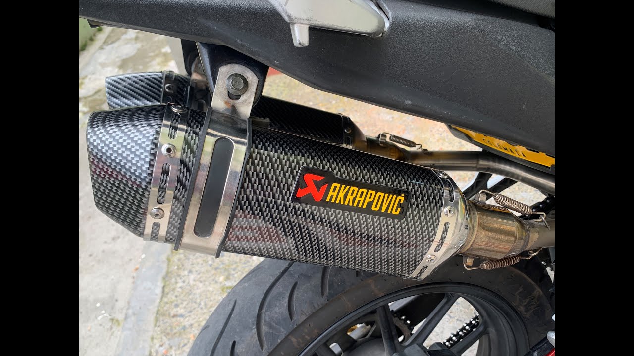 doble escape / Akrapovic / como modificar el escape de mi moto / akt con doble exosto