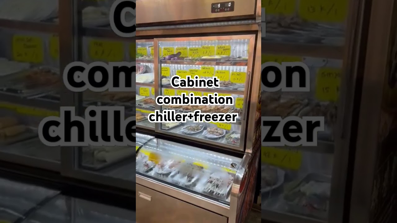 uprigh kombinasi chiller + freezer #supermarketbasket #refrigerator #chiller #freezer #supermarket