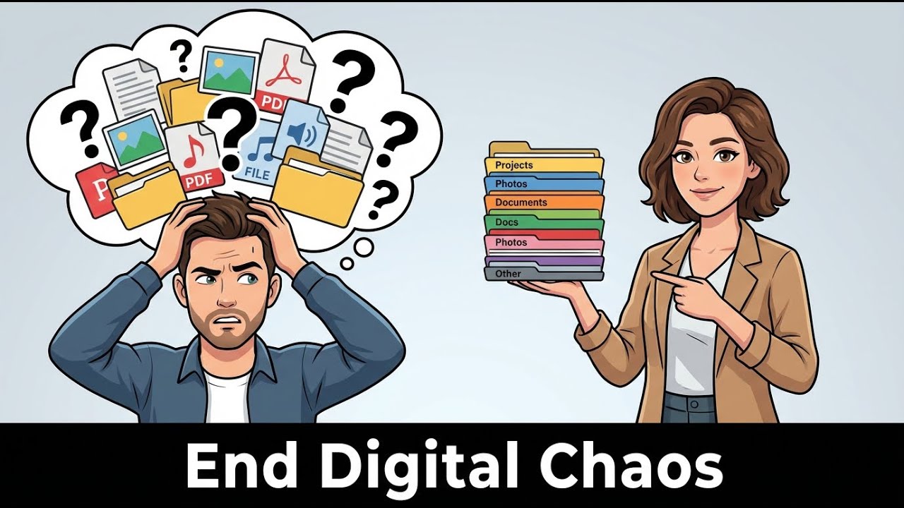 The End of Digital Mess: An English Listening Practice