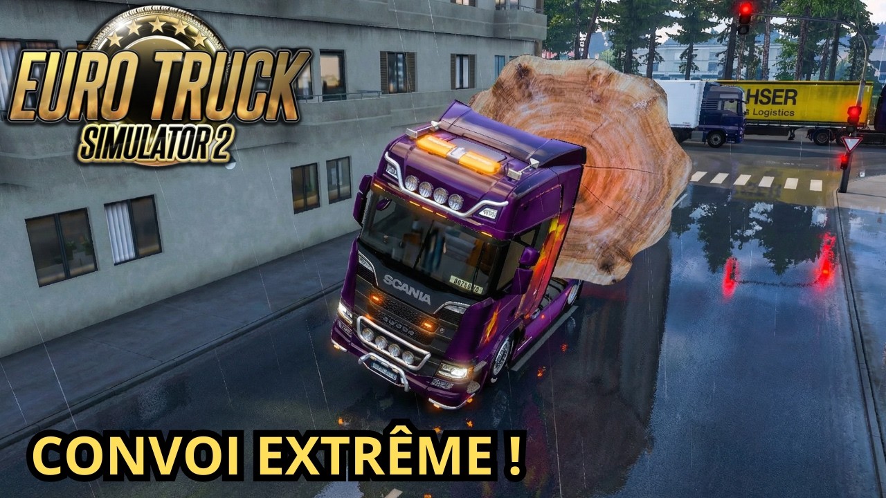 Transport d’un BAOBAB de 58 Tonnes : Grosse Frayeur | ETS2