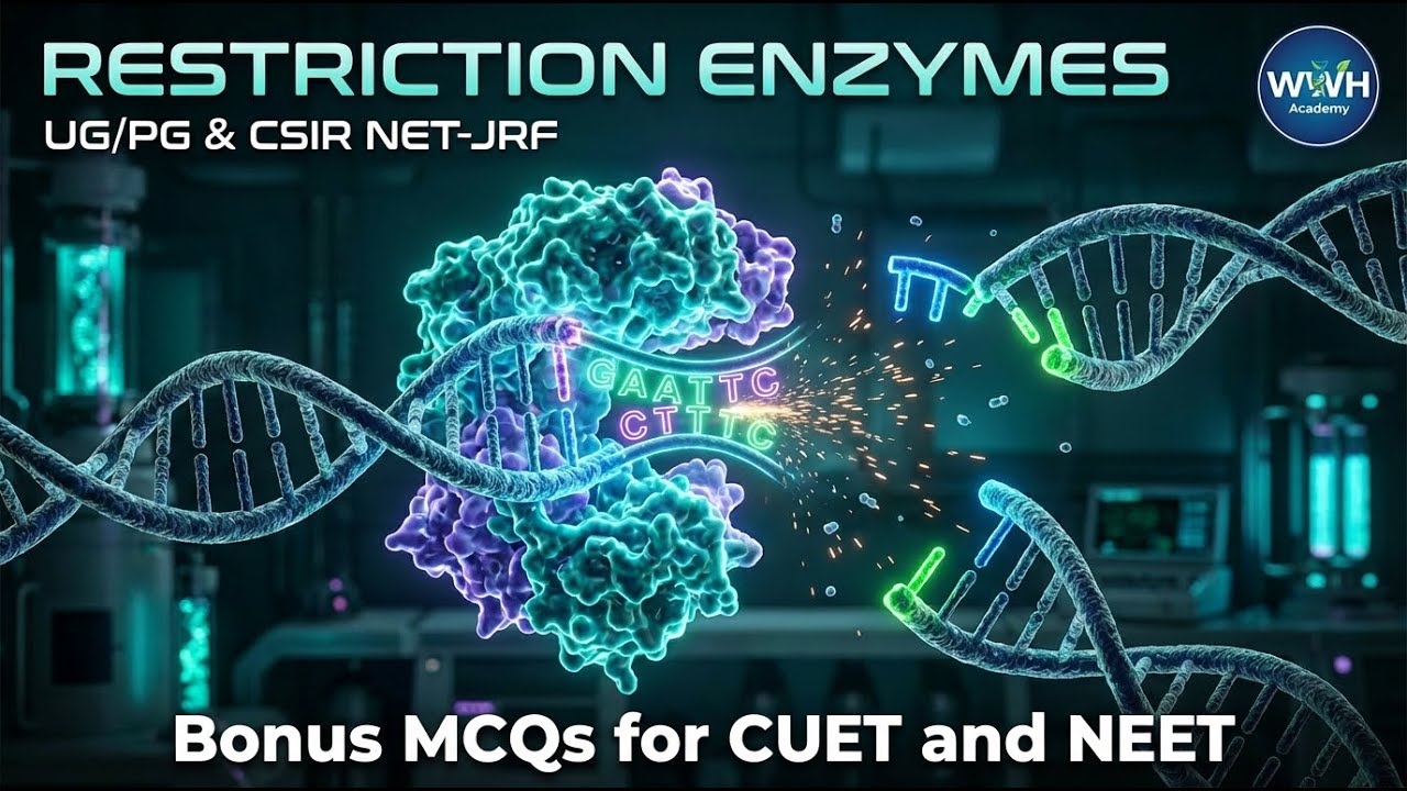 Restriction Enzymes: Molecular Scissors | Discovery, Mechanism & Types