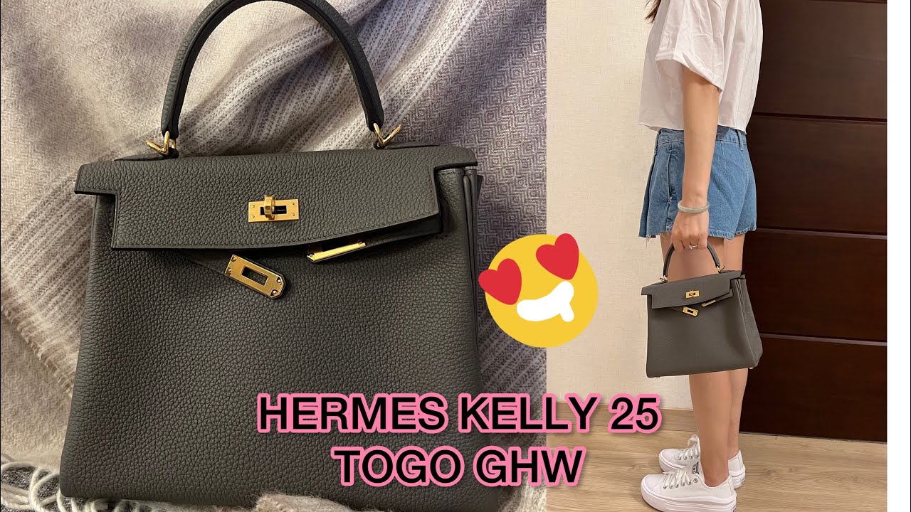 MY NEW FAVOURITE ❤️BAG - HERMES KELLY 25! What fits inside? - UNBOXING & REVEAL❤️❤️