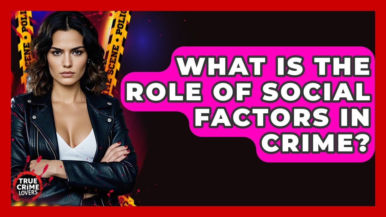 What Is The Role Of Social Factors In Crime? - True Crime Lovers
