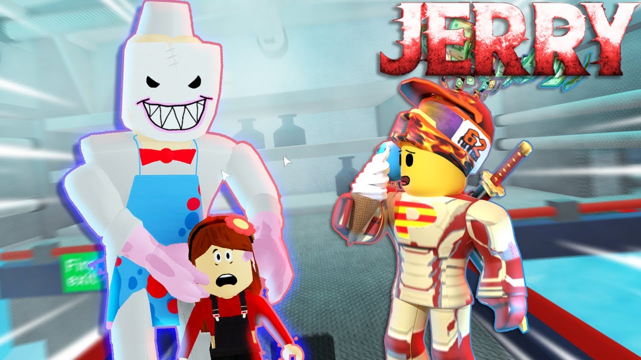 ROBLOX JERRY!! PIGGY + ICE SCREAM!!
