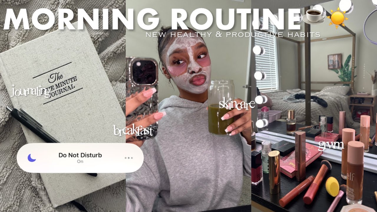 MY 2024 MORNING ROUTINE | new productive habits, journaling, skincare, & more