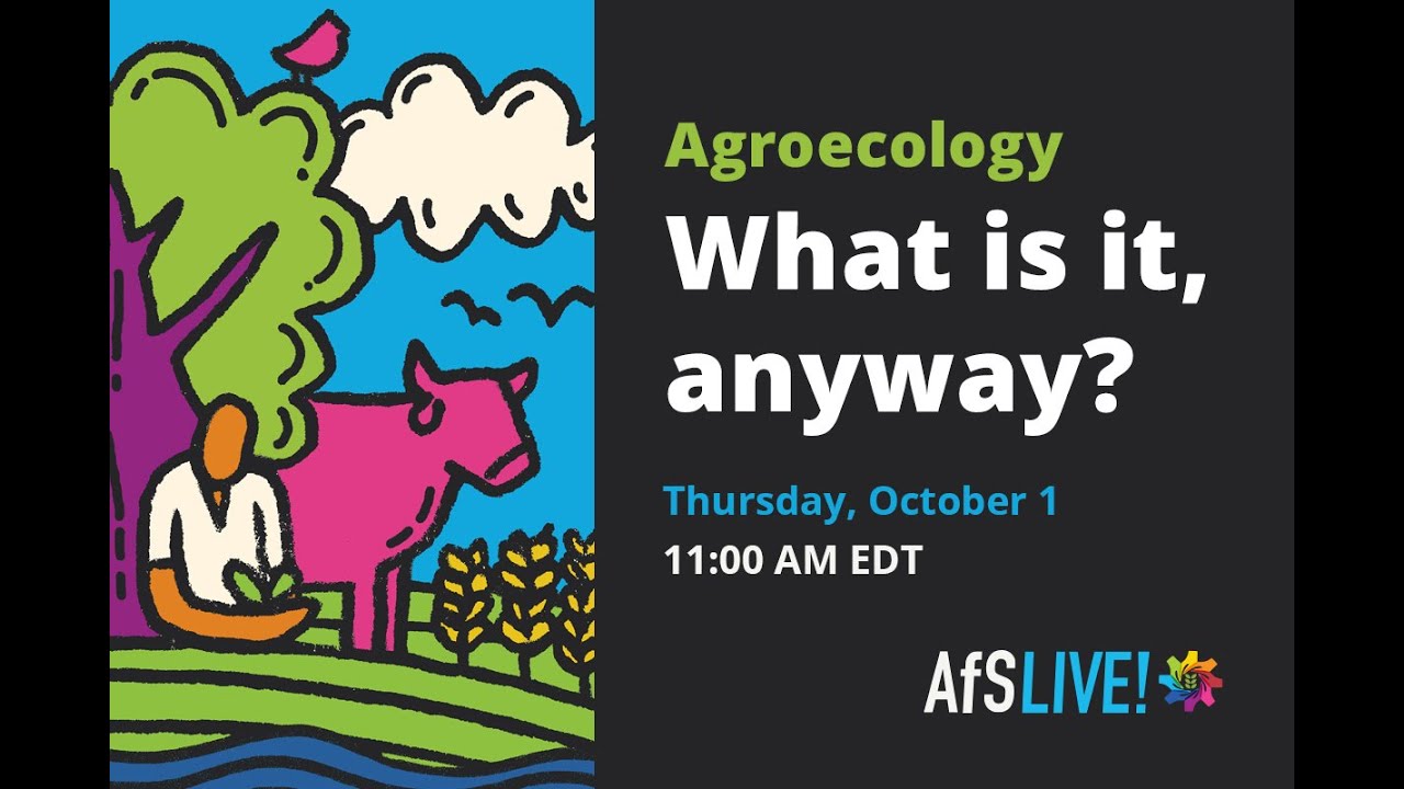 AfS Live | Agroecology: What is it, anyway?