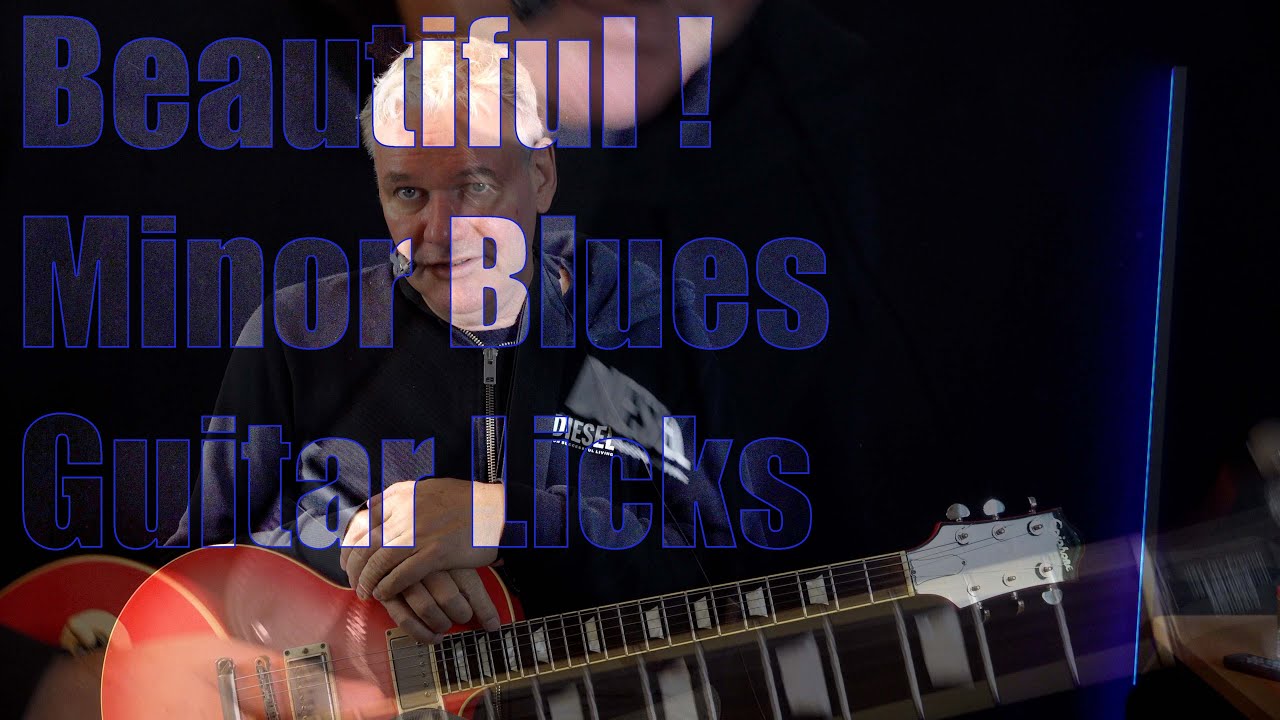Beautiful Minor Blues Guitar Licks