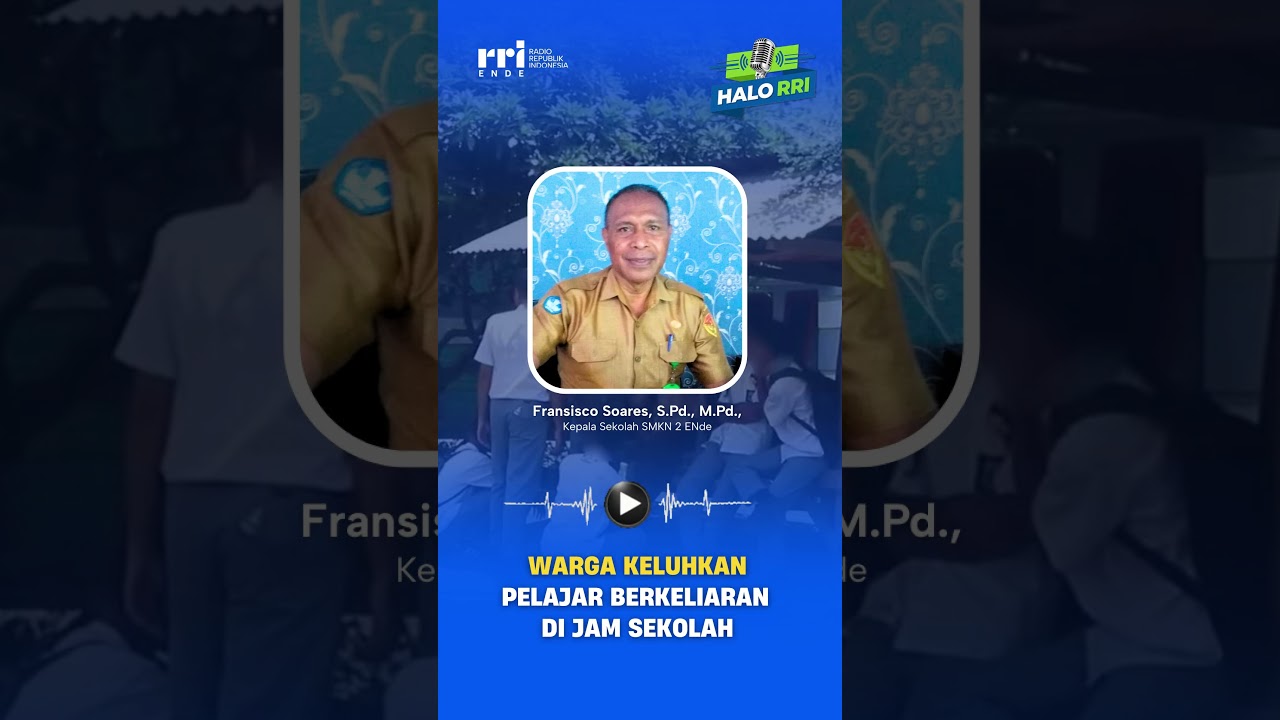 Halo RRI, Warga keluhkan pelajar yang berkeliaran di jam sekolah. #rrinews #rridigital #halorri #rri