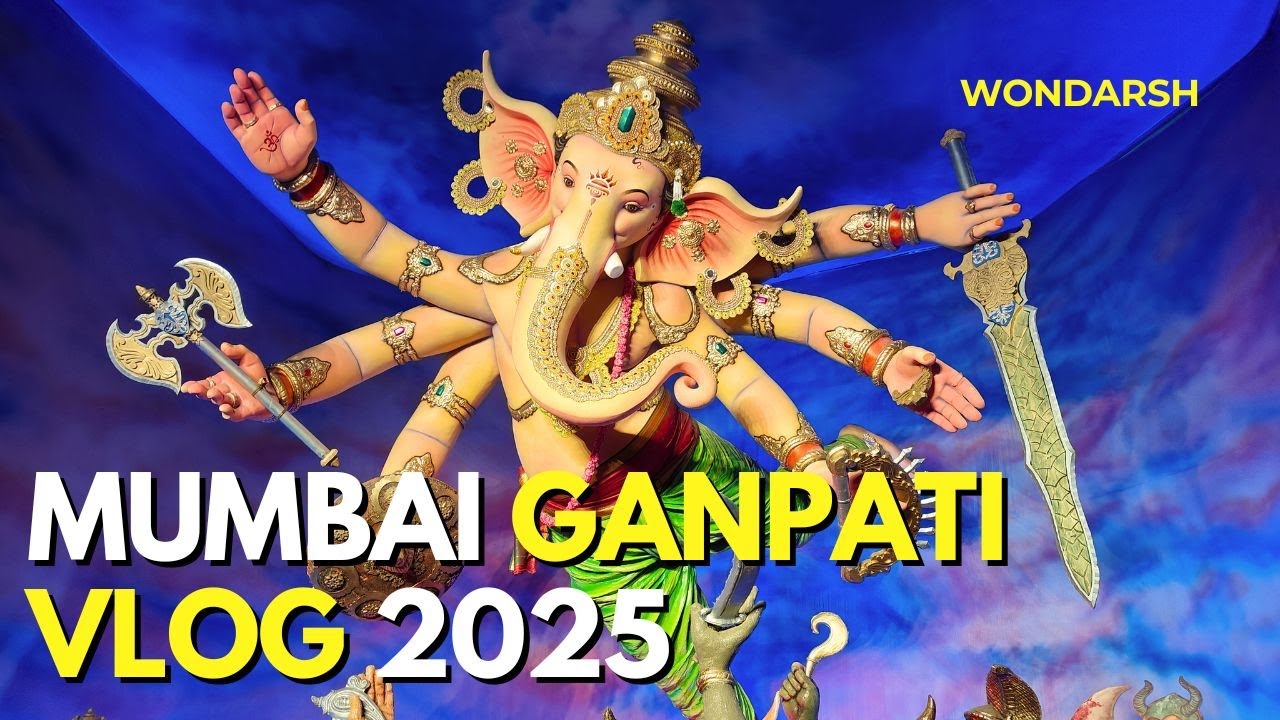 Mumbai Ganpati Darshan 2025 | More than 80+ mandals in one vlog | Wondarsh