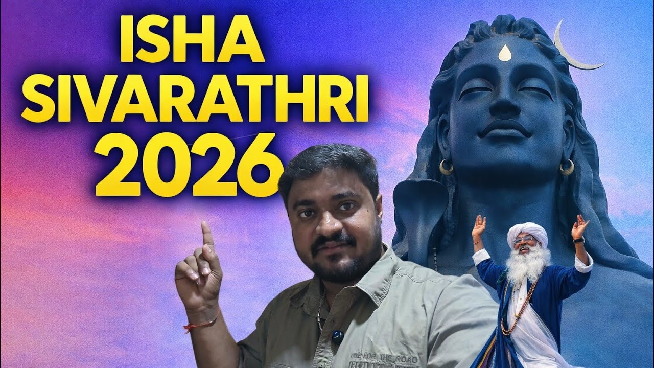 MAHASHIVRATRI 2026// ISHA FOUNDATION// VJ_VIJAY_VLOGS 