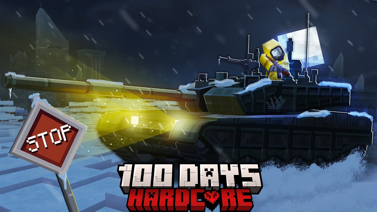 I Survived 100 Days in a EXTREME Zombie Apocalypse in Minecraft Hardcore!
