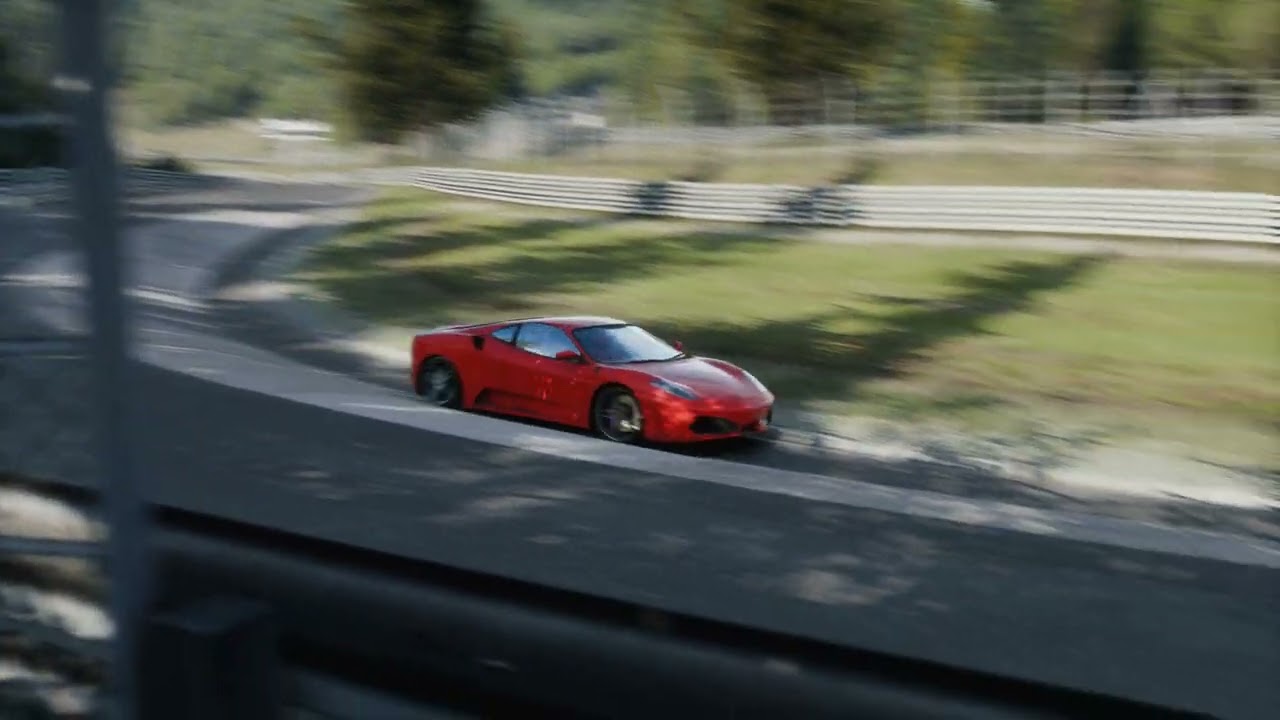 Assetto Corsa Ferrari F430 massive V8 NA sounds at Nurburgring
