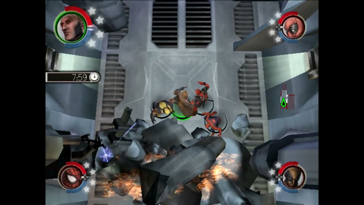 Marvel Ultimate Alliance 2 PS2 Venom Mission