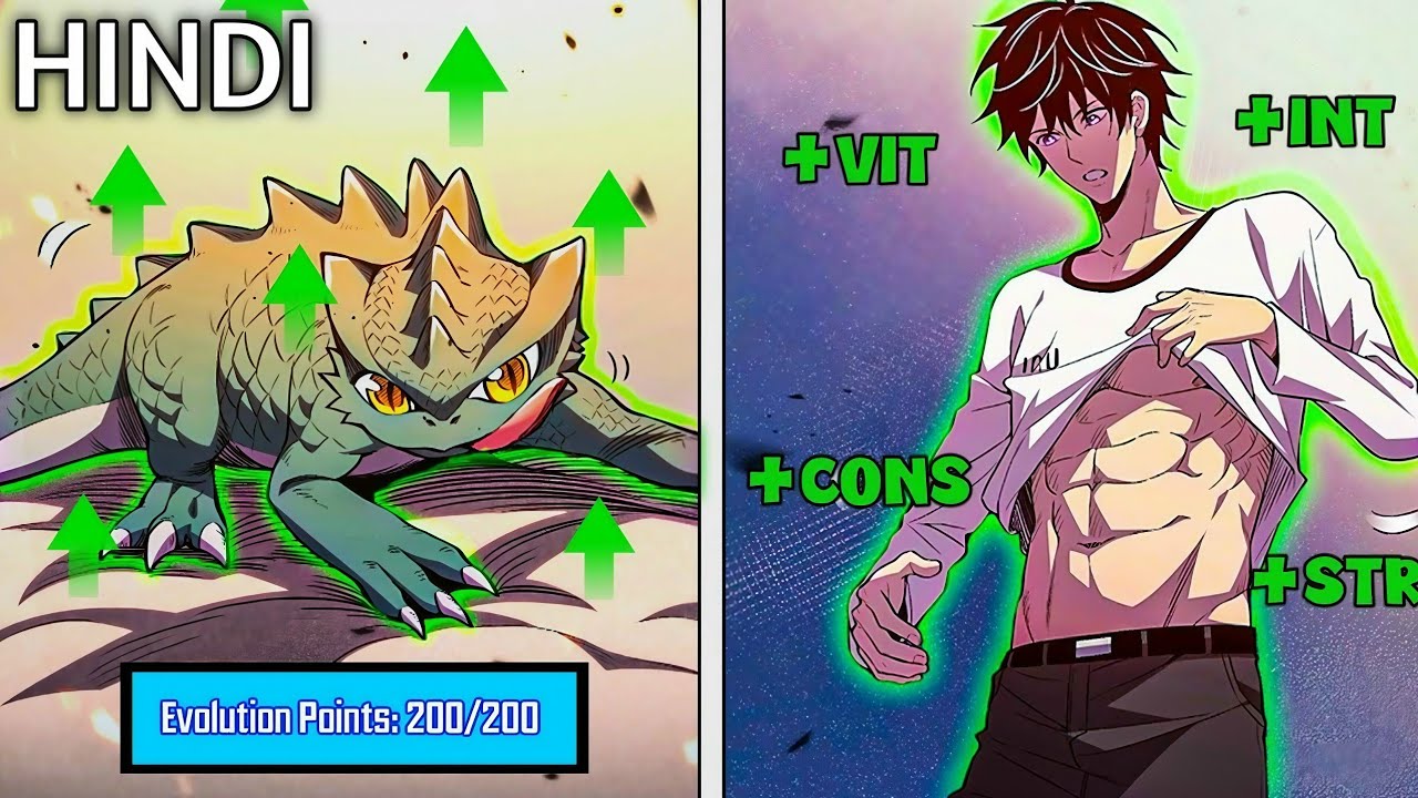 In the Apocalypse, Every Time His Pet Evolves… His Stats Skyrocket! 🐉🔥 | #Manhwa #ApocalypseManhwa