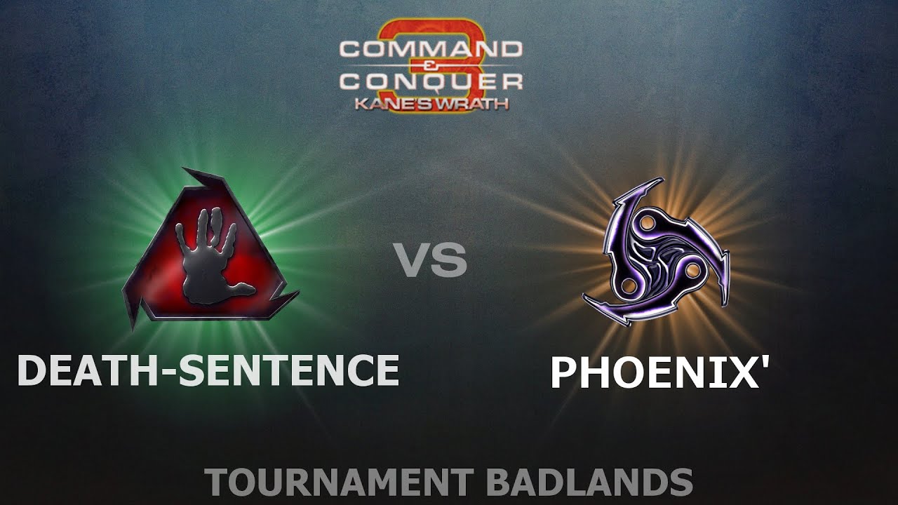 C&C3: Kane's Wrath 1vs1- Death-Sentence' (BH) vs. Phoenix' (T59)