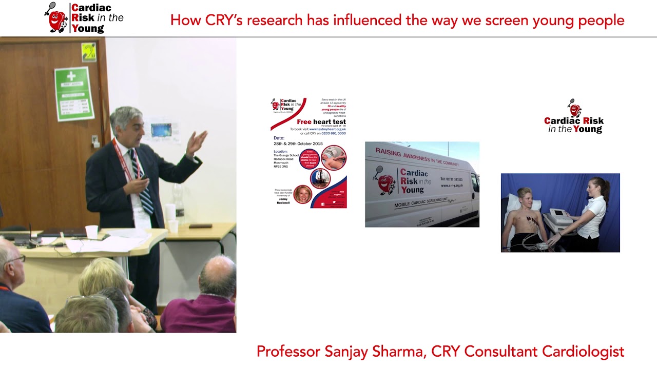 Prof Sanjay Sharma - How CRY&rsquo;s research has changed the way we screen for cardiac conditions