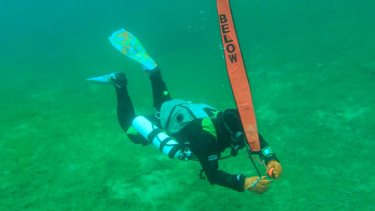 Sidemount shoot DSMB ( deploy DSMB ) Boje schießen, Boje setzen