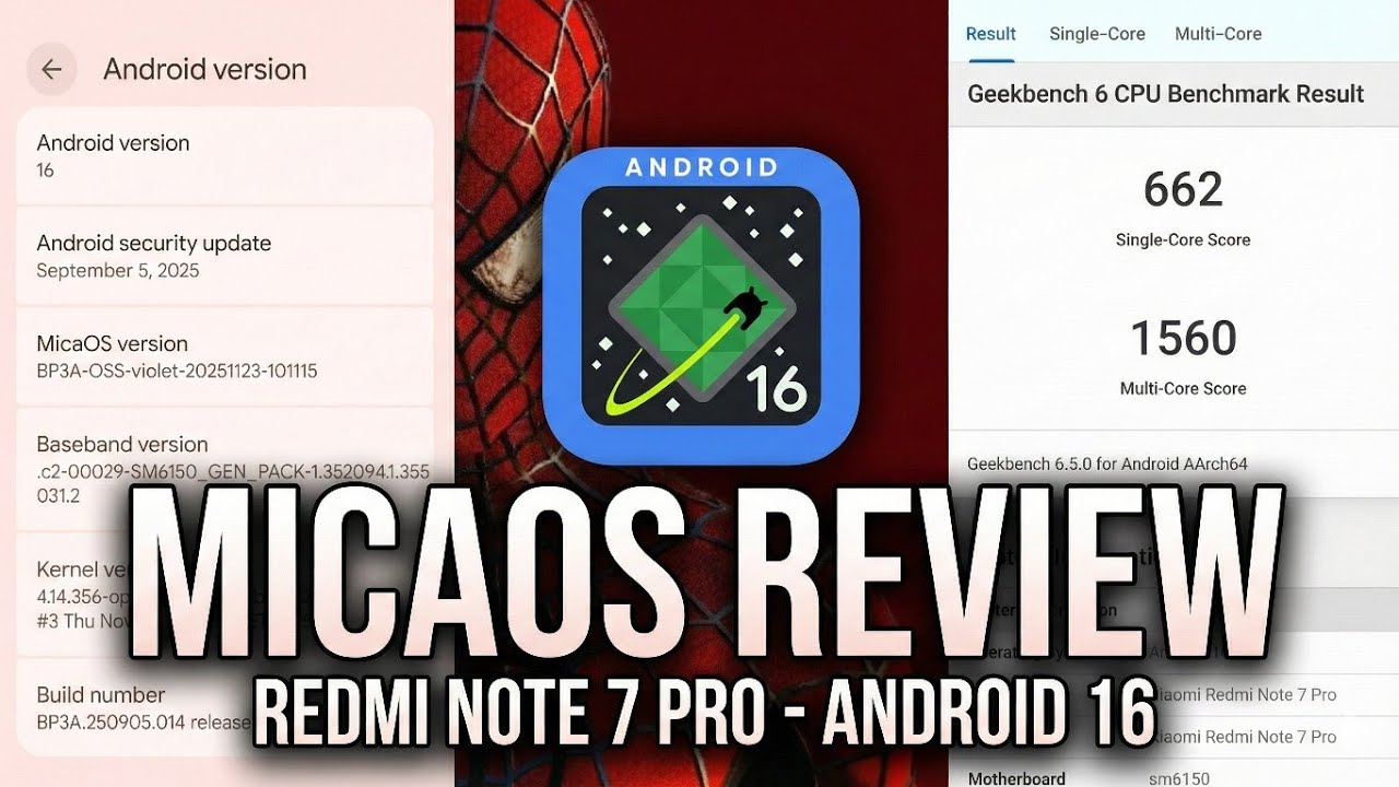 Android 16 на Redmi Note 7 Pro?! 🤯 Обзор micaOS QPR1!
