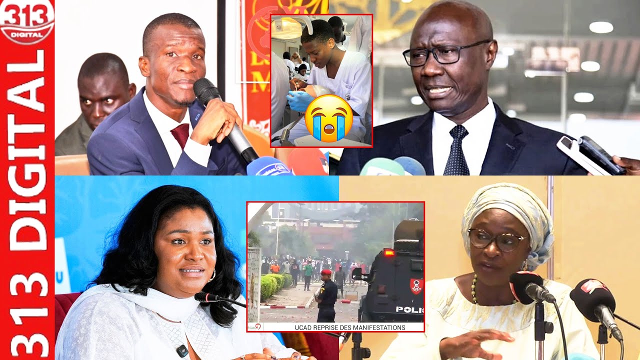 🔴DIRECT- Suivez la conférence de presse du Gouv. : Le ministre Bamba Cissé, Birame Diop, Yacine Fall