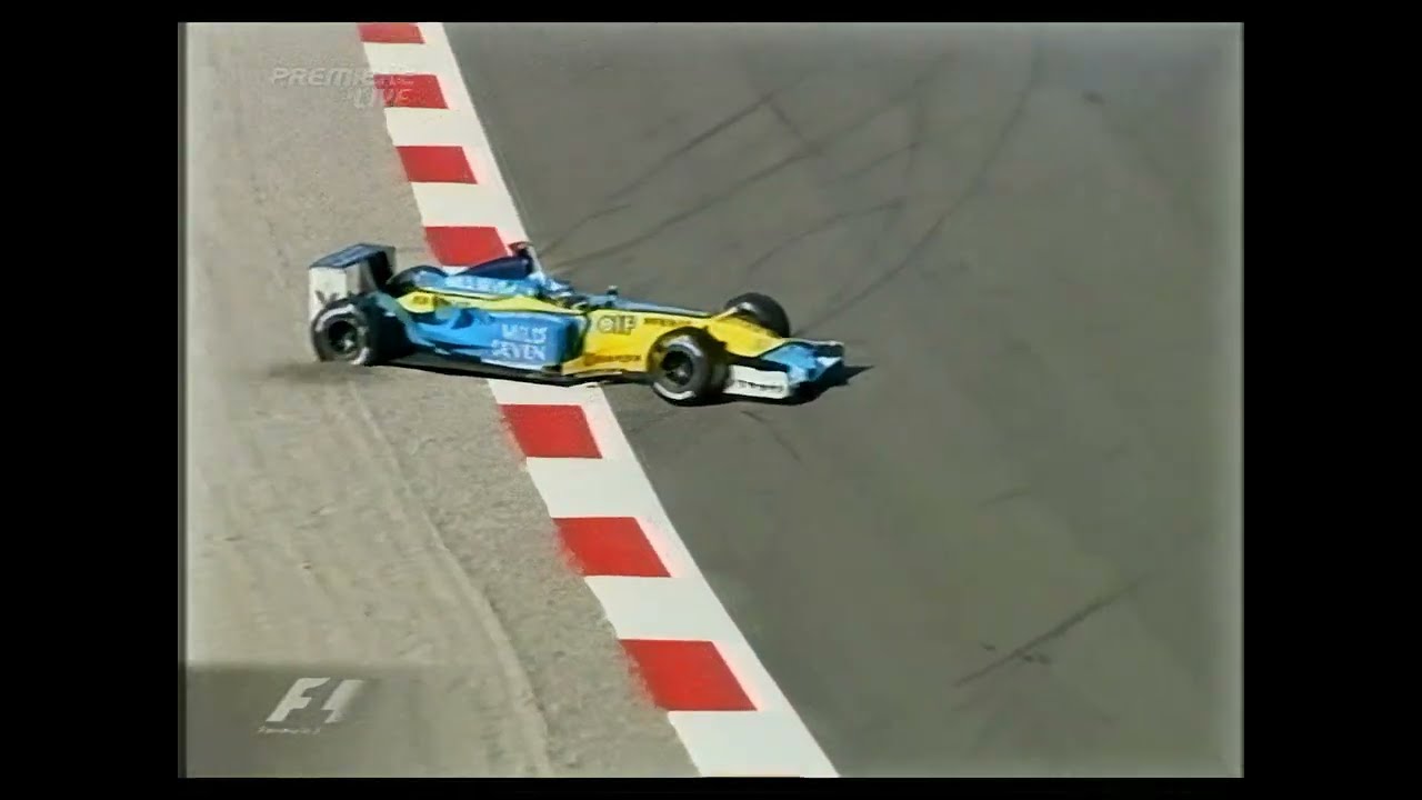 Monza 2003 F1 Friday Private Test: Trulli spins (Natural audio) [AI-enhanced]