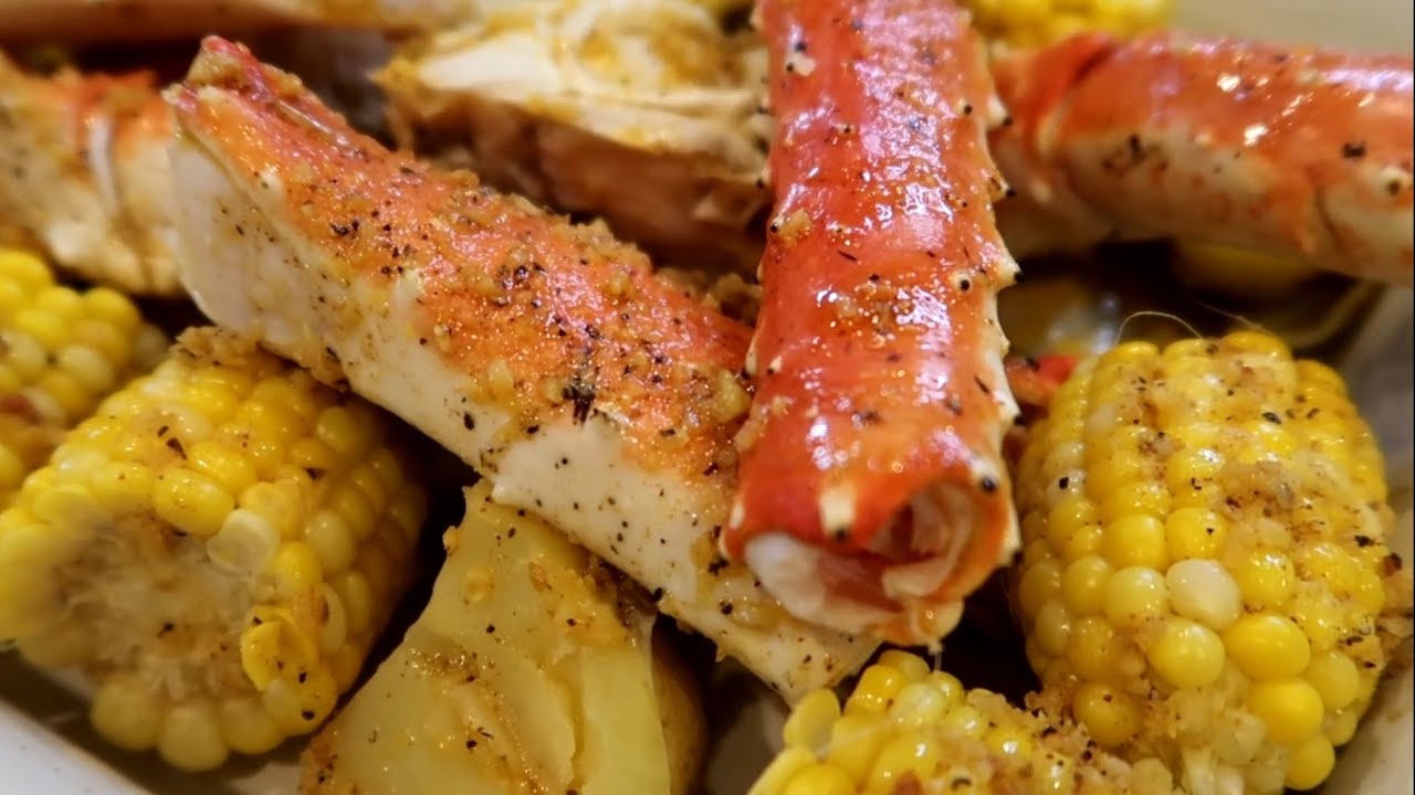 EASY KING CRAB LEGS RECIPE | SEAFOOD BOIL