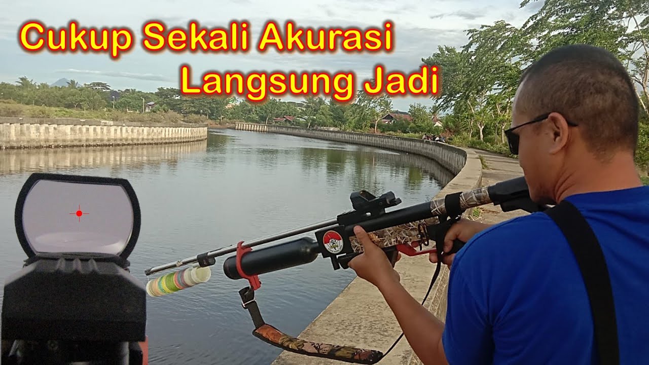 100% AKURAT, Cara Cepat Setting Red Dot Paser Ikan | Fish Hunting