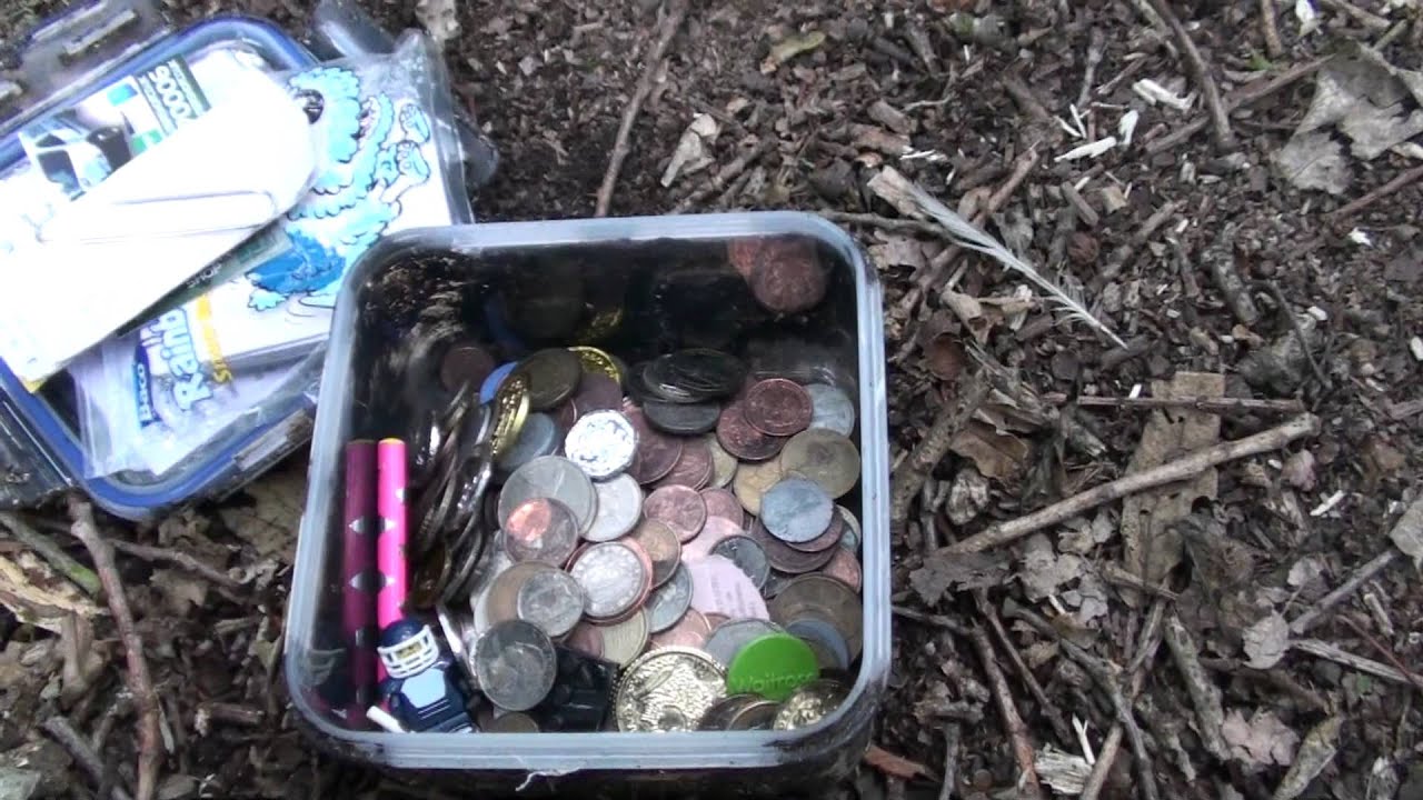 REAL TREASURE in a geocache? Fantastic idea for a cache
