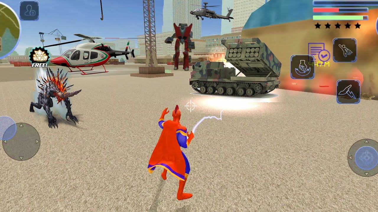 Energy Joe (Energy Man Fight Army Base) Energy Joe Electric Helicopter - Android Gameplay HD