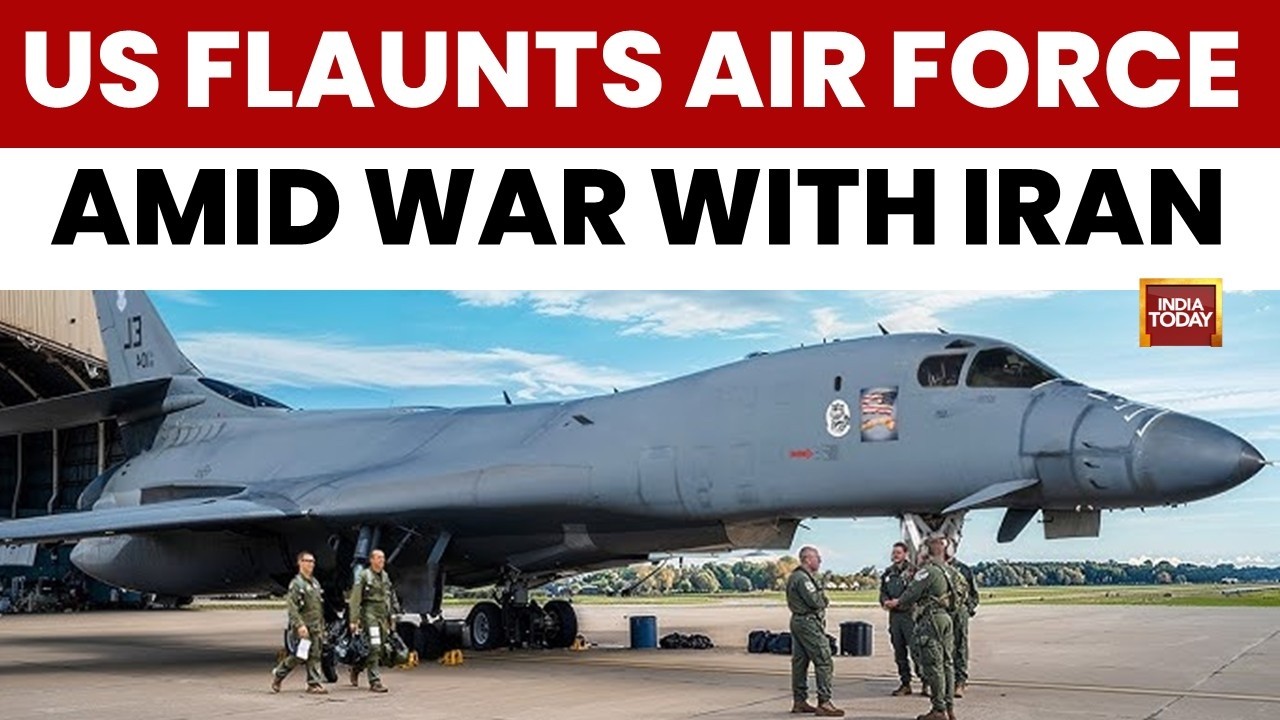 US Flaunts Air Power As Israel Targets Iran's Energy Sites; Toxic Air Spreads | US-Iran War