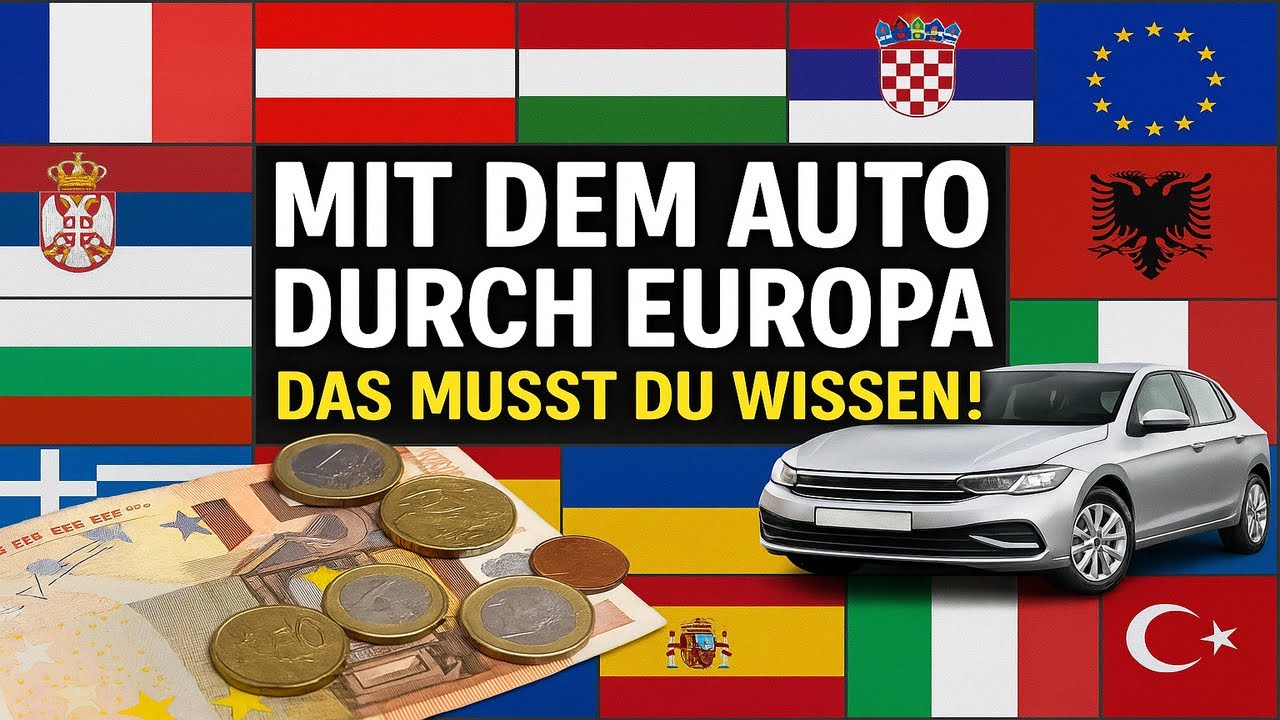 Urlaub 2025 | Mit dem Auto durch Europa | Regeln, Maut & Tipps | DER ANWALT erkl&auml;rt