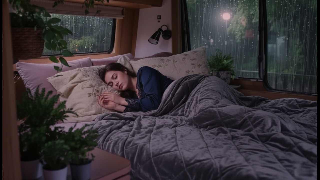 🌧️ 차 안에서 듣는 조용한 빗소리 | 숙면 · 집중 · 감성 릴렉스 | 천둥 없는 순수한 자연 사운드 🚗