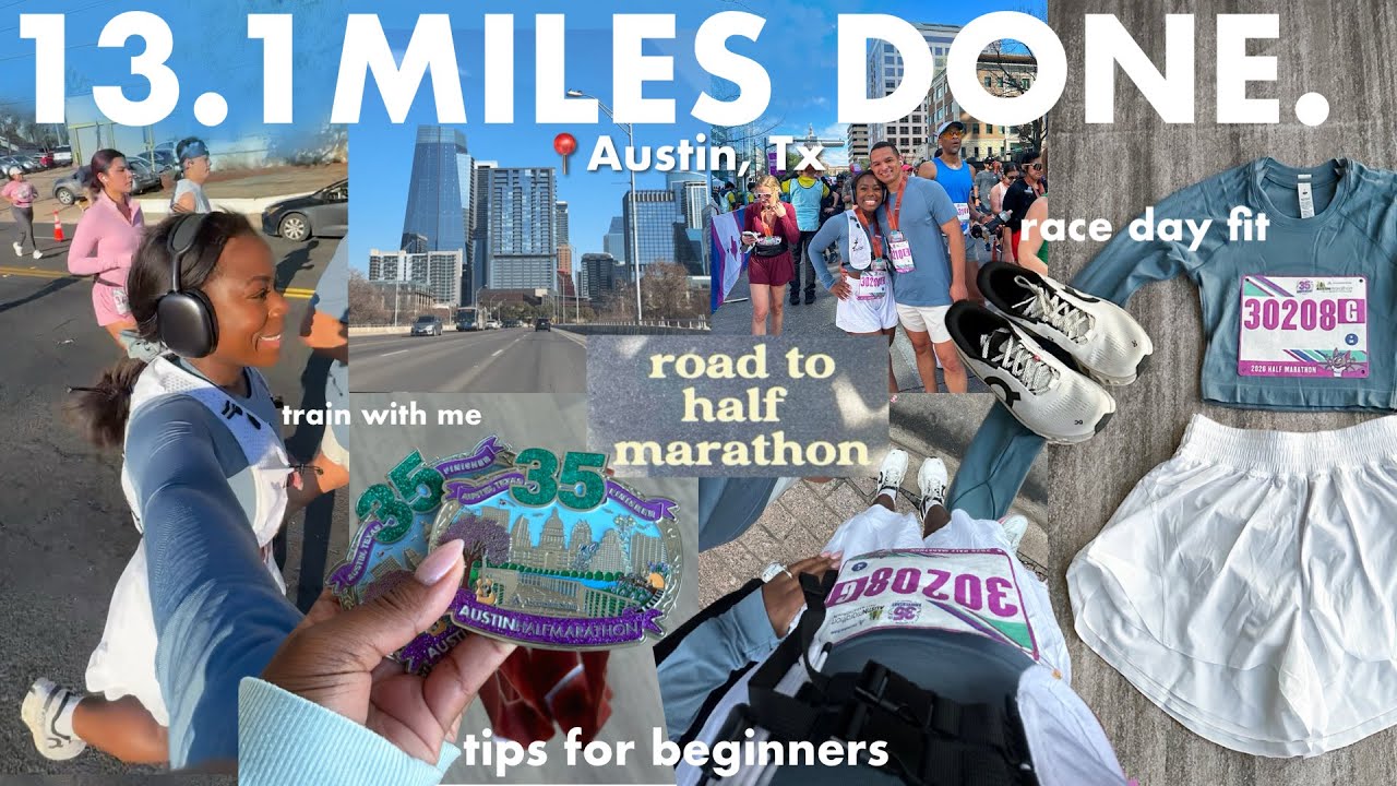 MY FIRST HALF MARATHON AS A BEGINNER | Training, fuel, shoes & what I'd do differently
