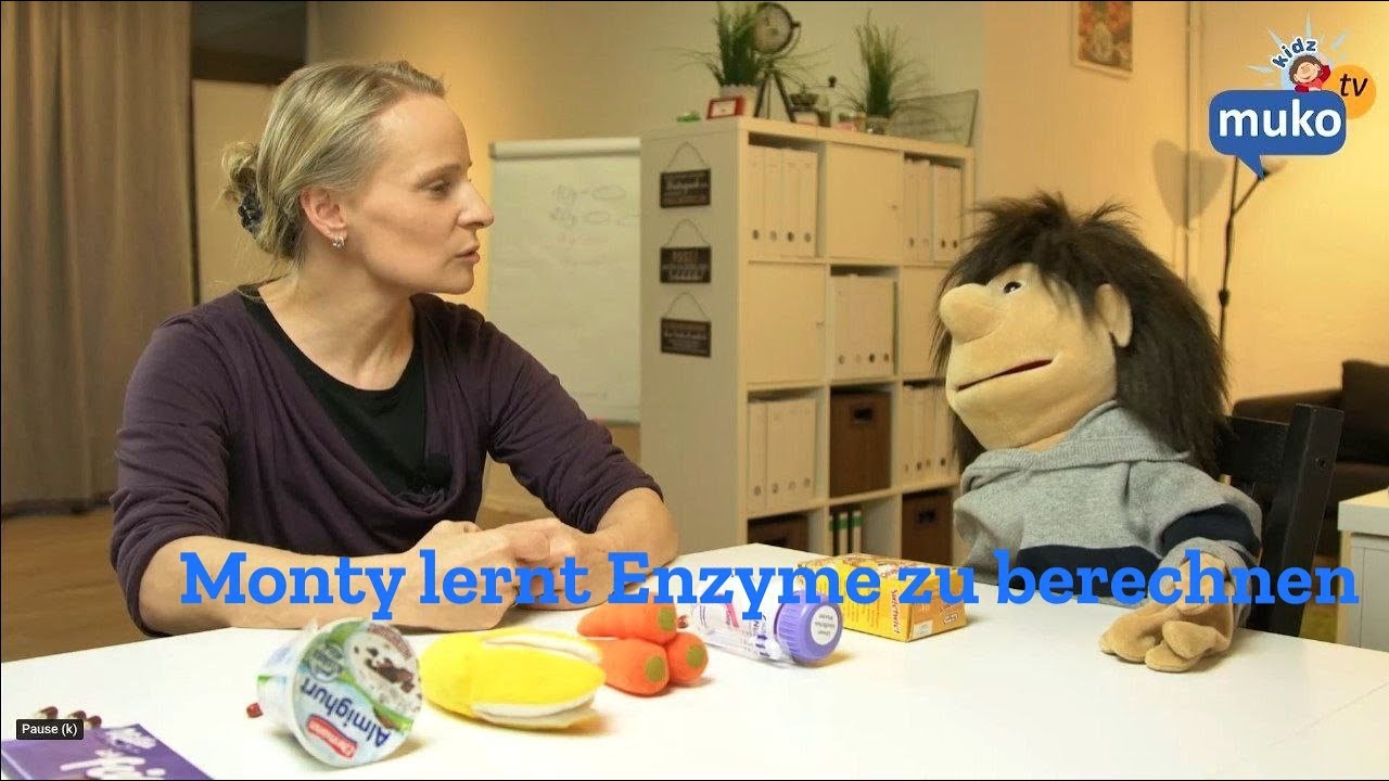 Monty lernt Enzyme zu berechnen I Janet & Monty I @MukoTvmukotv I mukotv