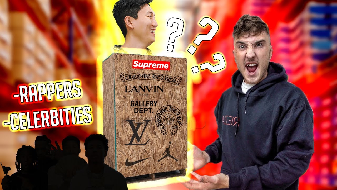 Pat Moon gets Celebrity Friends to Make HUGE Sneaker Mystery Box