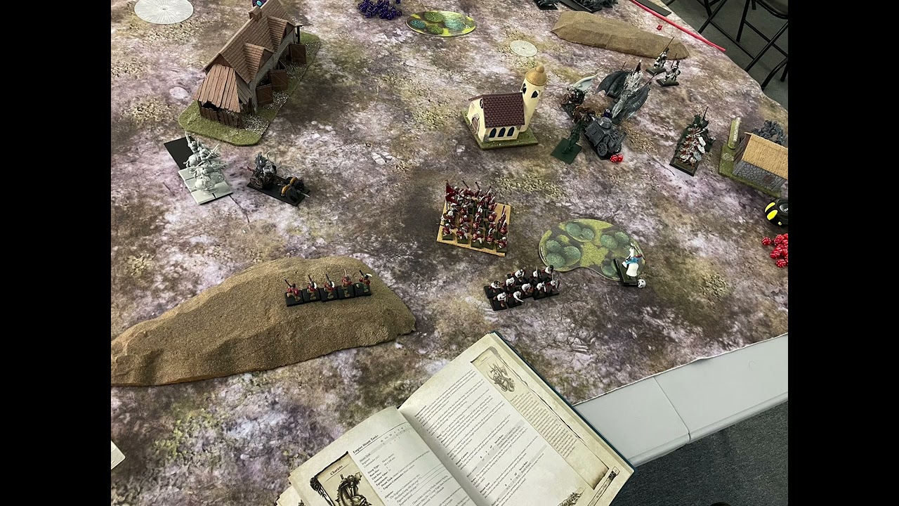 15 Minute Battle Report- Warhammer Old World: Empire vs Orc and Goblin Nomadic Waaagh
