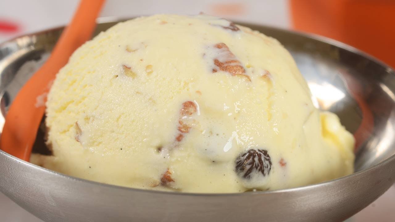 Rum Raisin Ice Cream Recipe Demonstration - Joyofbaking.com