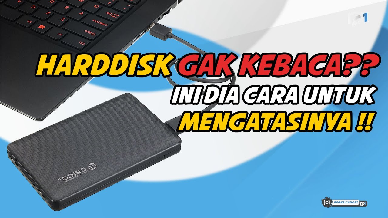 Cara Memperbaiki HDD Eksternal Tidak Terbaca