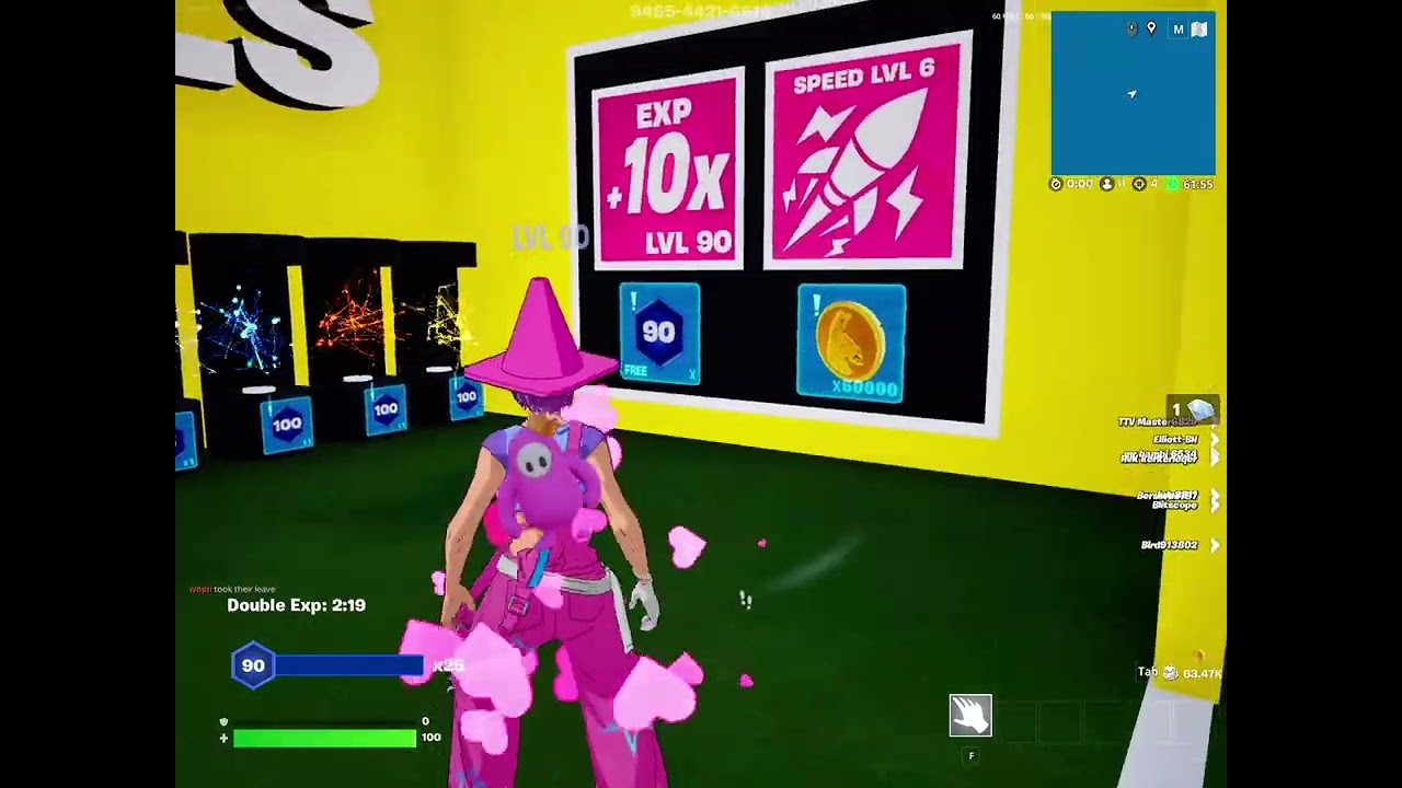 Extreme ramp jump Fortnight VIP room