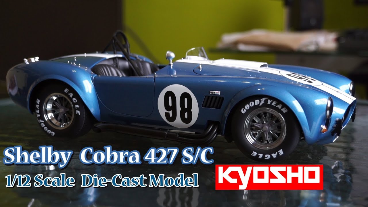 Shelby Cobra 427 Racing | Kyosho 1/12 Die Cast Model | Super Detailed!