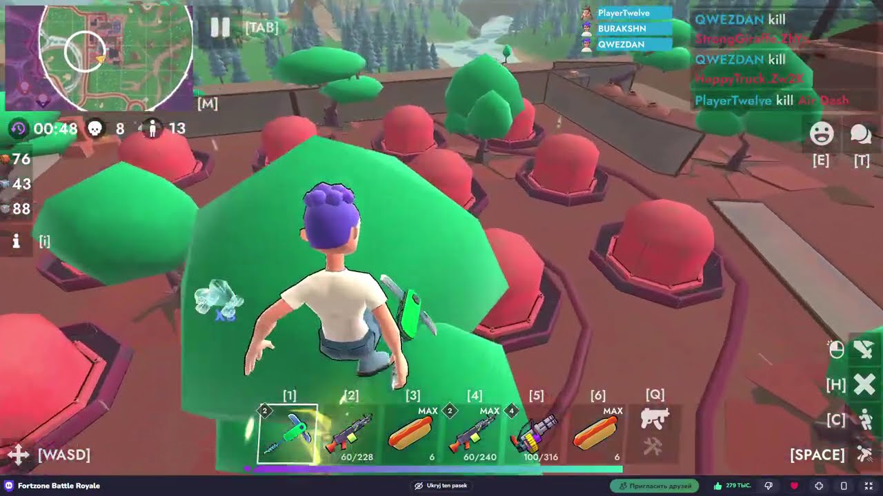 FORTZONE. ACTION FROM THE VERY START. RANDOM TEAM. GOOD RESULT.
