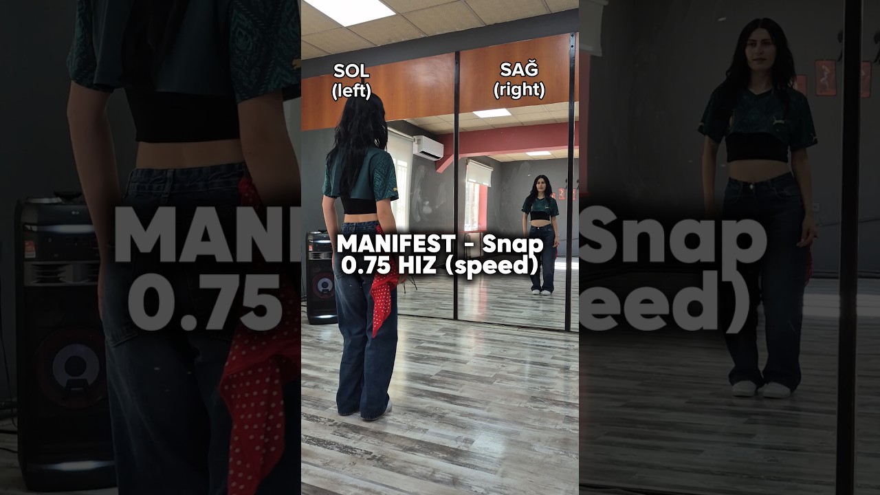 Manifest - Snap Dans Tutorial 0.75 Hız #manifest #snap #dance #tutorial #keşfet