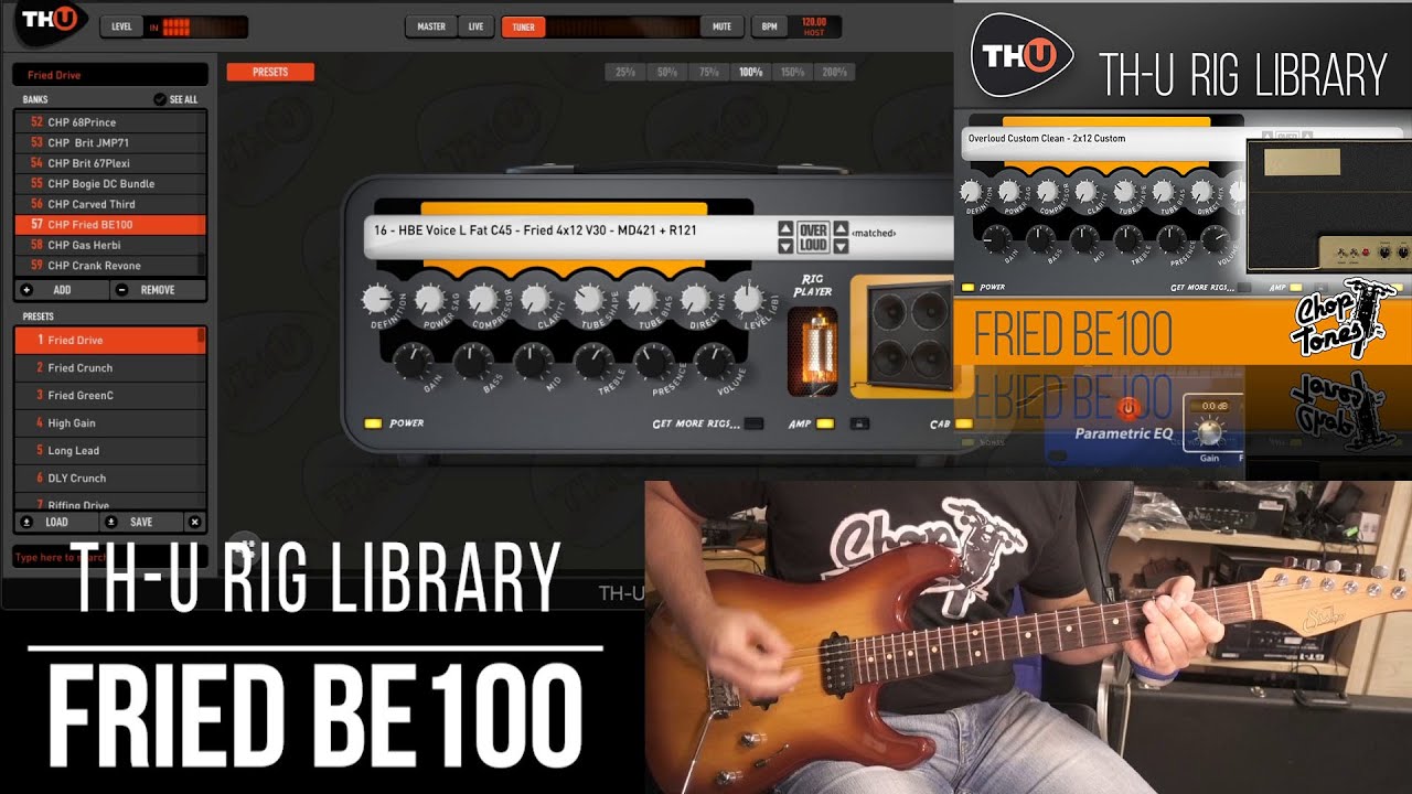Overloud TH-U Rig Libraries | Fried BE100 | Playthrough Demo (Friedman BE-100)