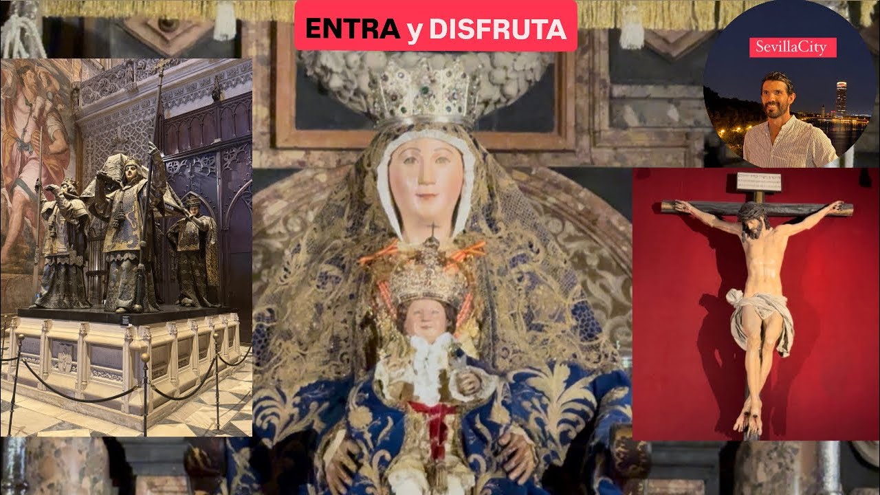 😀😍 TUMBA de CRISTÓBAL COLÓN + CAteDRaL de SeViLLa + PREVIA Procesión VIRGEN de los REYES 