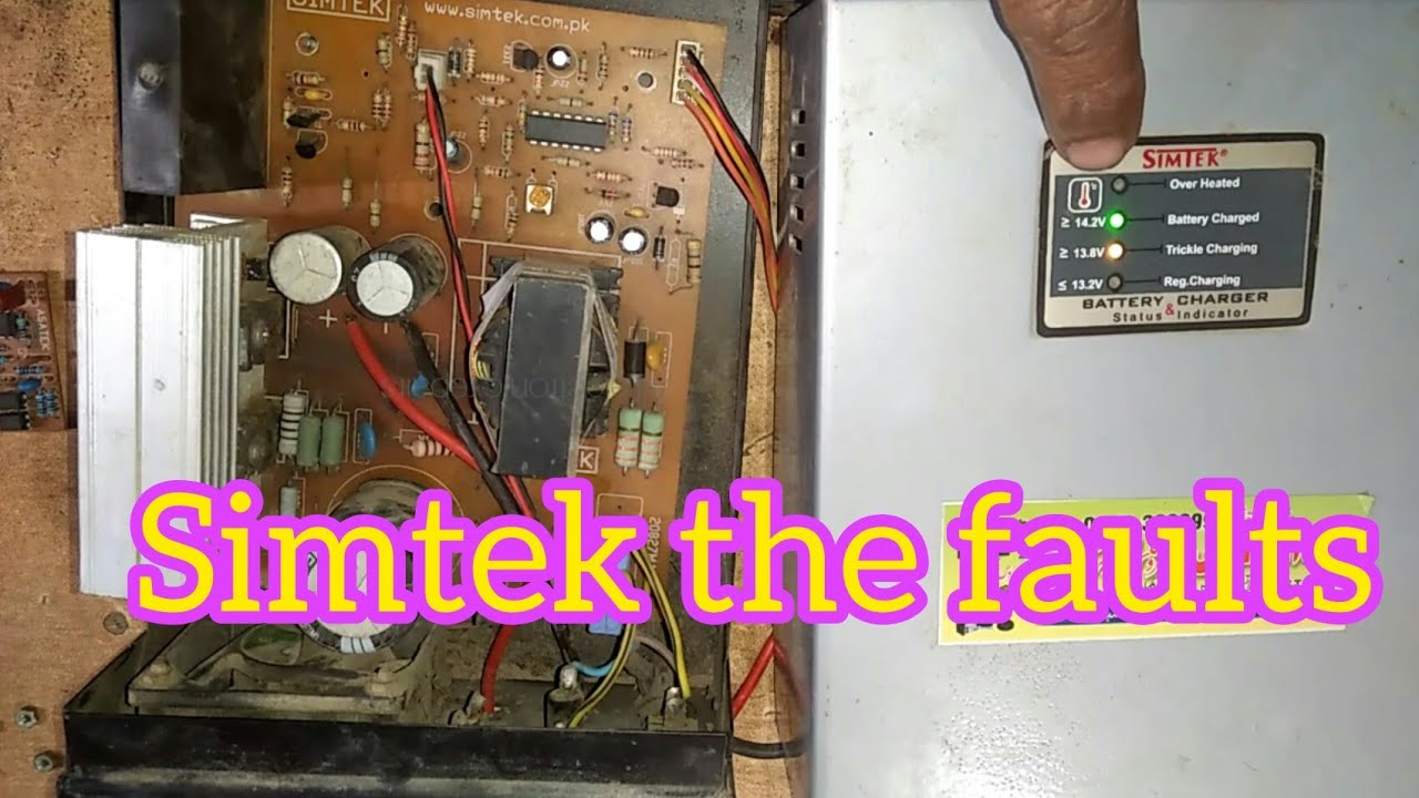 simtek 15a & 20a battery charger repair this is fullt full details complete tutorial Hindi Urdu