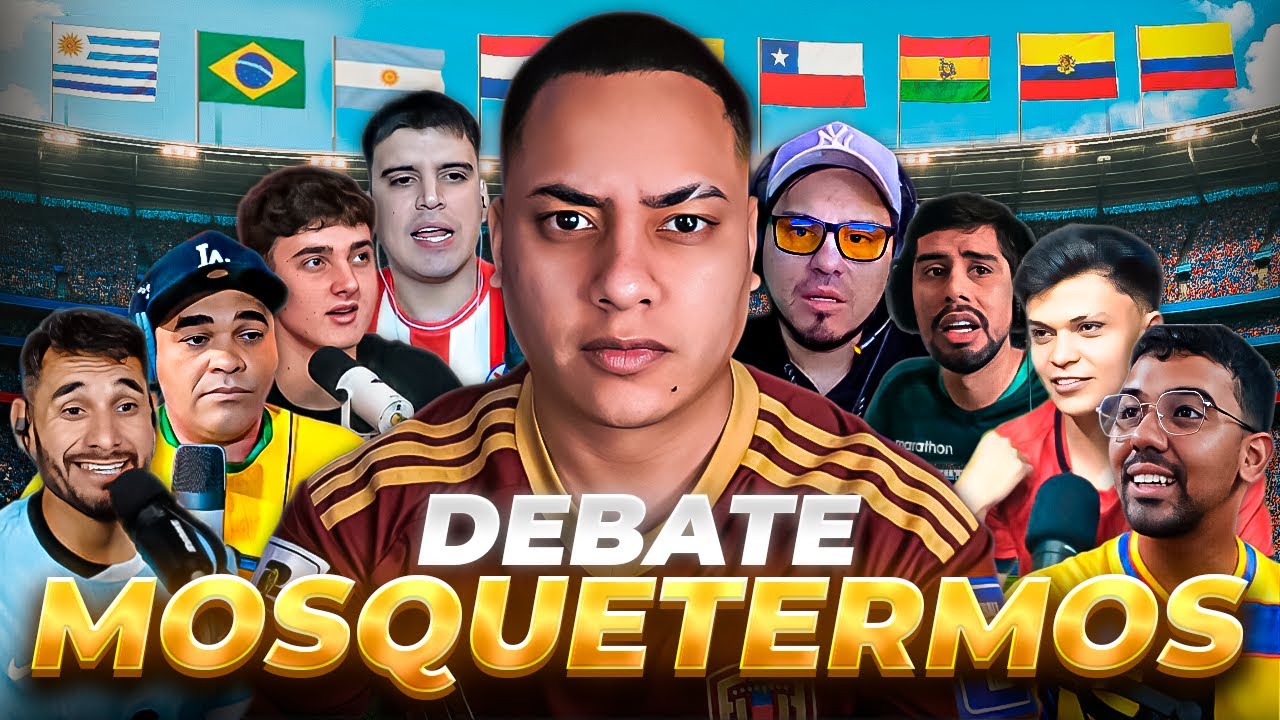 DEBATE FUTBOL MOSQUETERMOS. VENEZUELA CAMPEON DEL MUNDO Y BARCELONA GOLEÓ EN CHAMPIONS