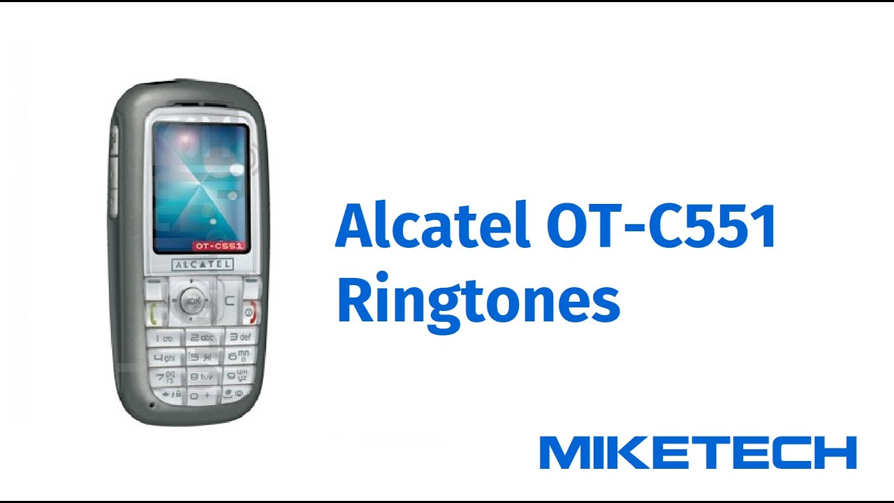 Alcatel OT-c551 - ringtones