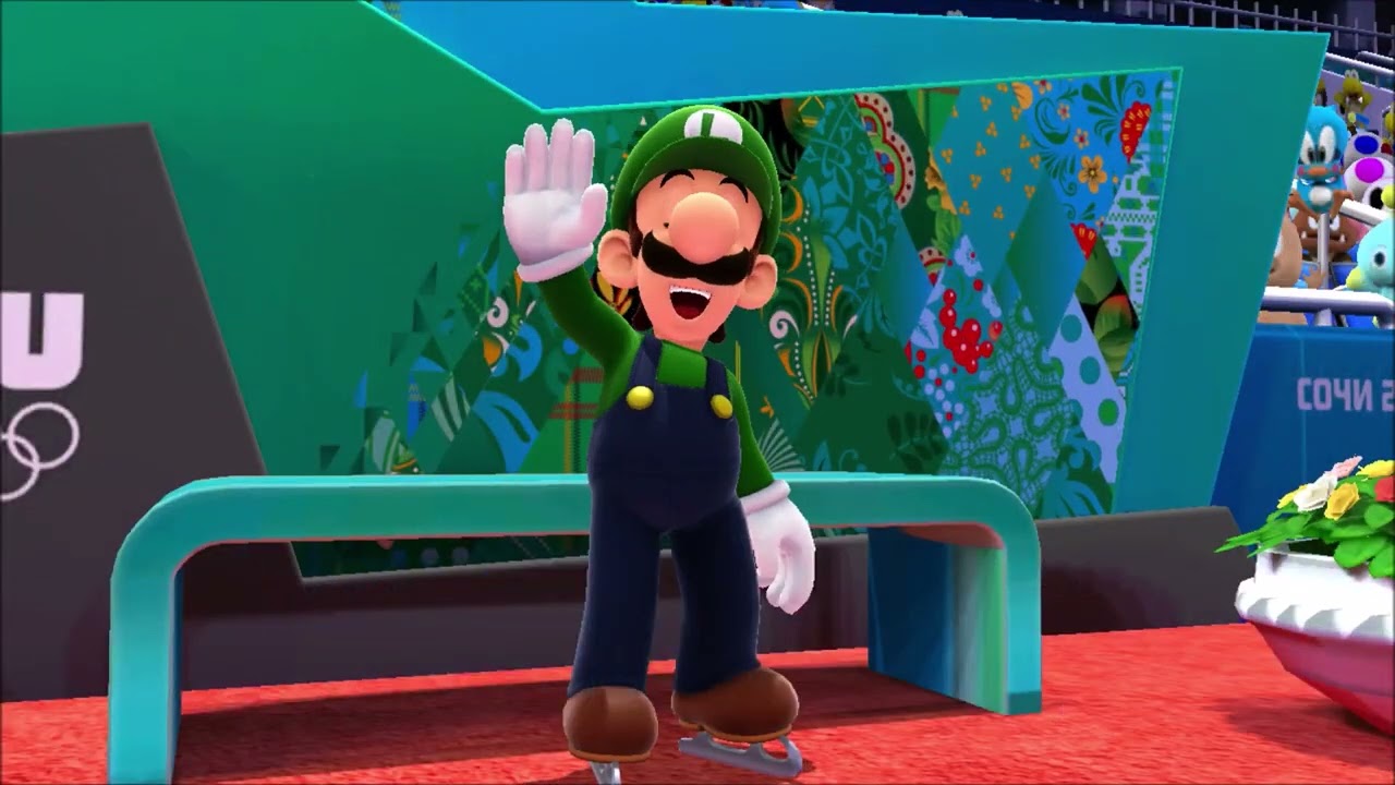 Mario & Sonic at the Sochi 2014 Olympic Winter Games - Figure Skating Singles (All Characters)