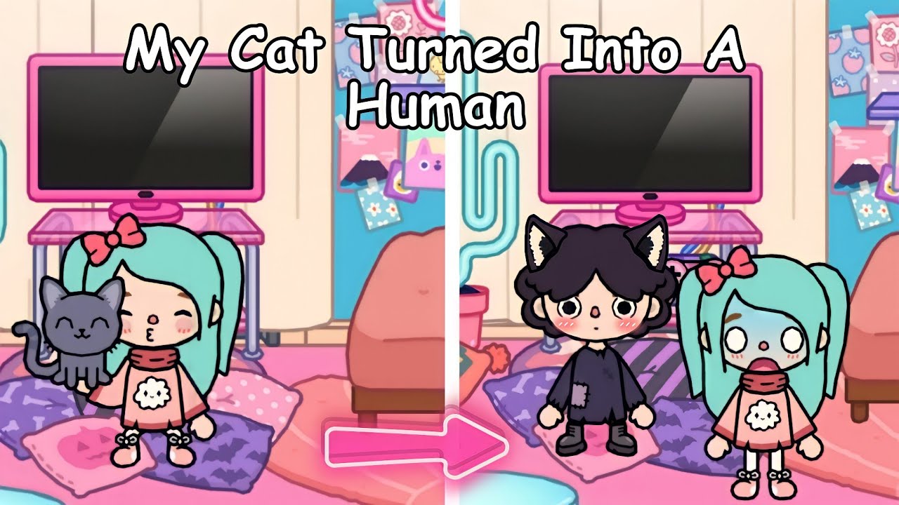 My Cat Turned Into A Human 😺➡️👨✨💖| Toca Boca | Toca Story | Toca Life World