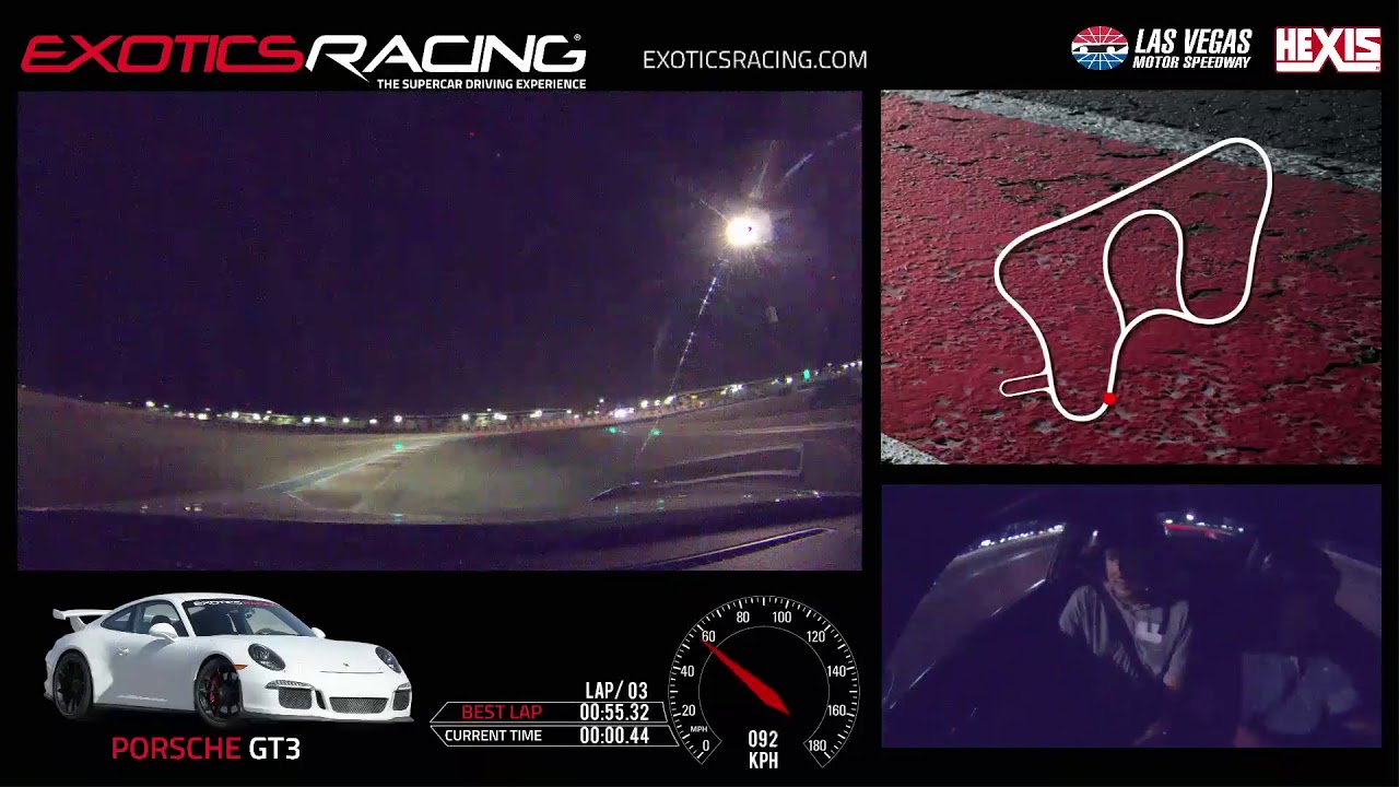 Mario Andretti Giving a Ride Along in the Porsche GT3 at Exotics Racing