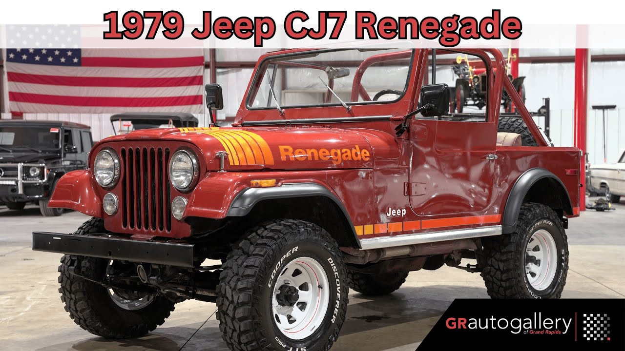 Jeep CJ7 Renegade 1979 года выпуска продаётся — смотрите обзор